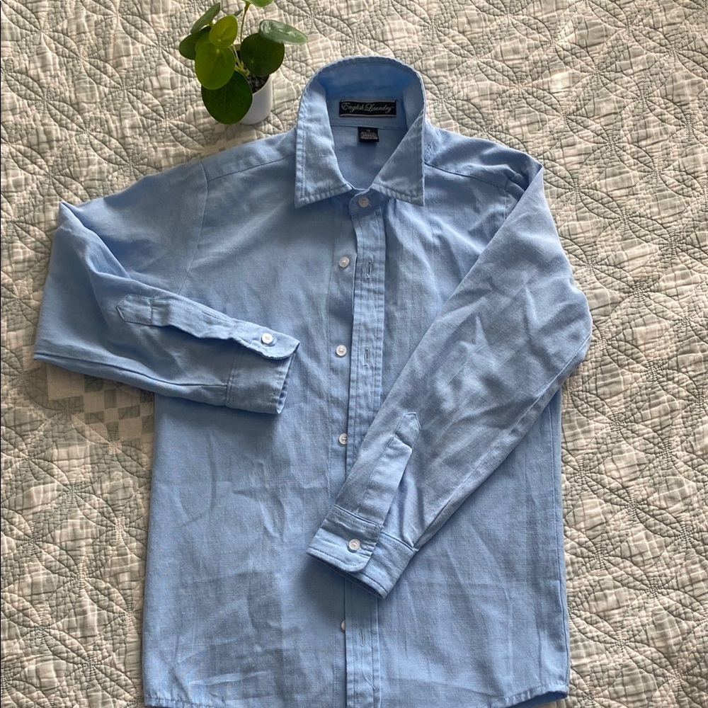 English Laundry Blue Button Down Shirt